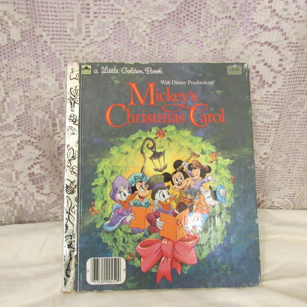 Little Golden Book Mickeys Christmas Carol Book